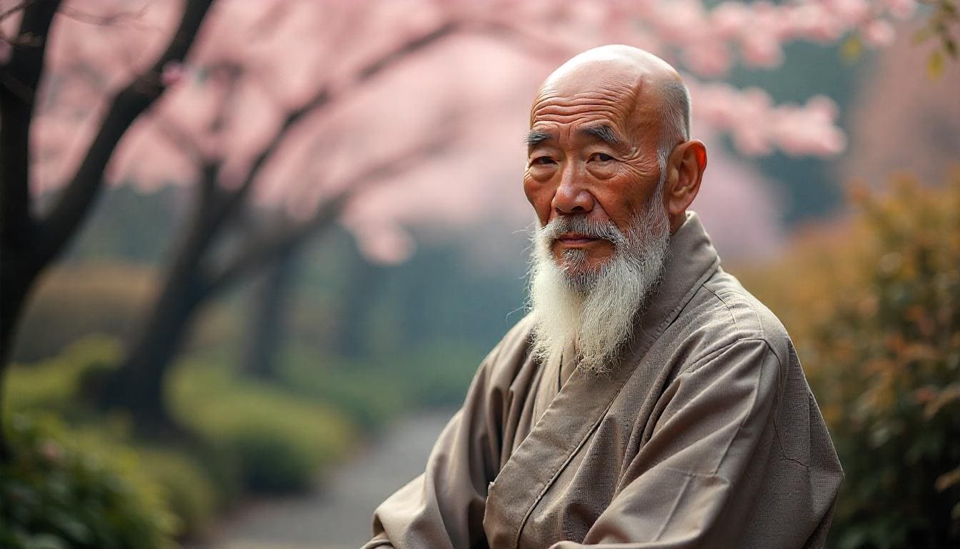 Bald man with a square-shaped beard, enhancing facial symmetry.